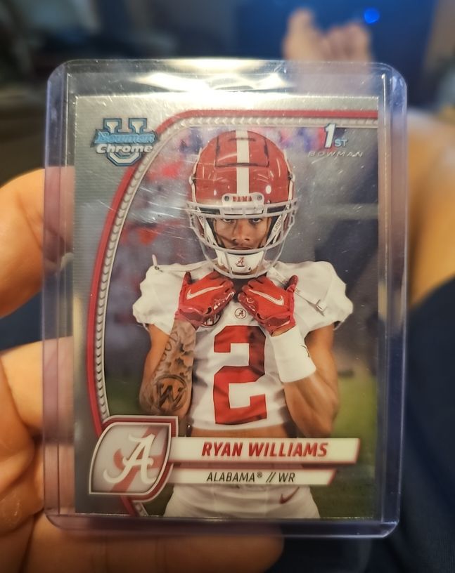 2024 Bowman University Chrome #53 Ryan Williams — front