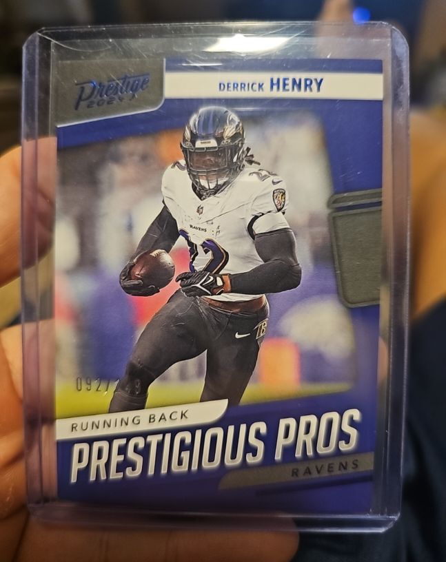 2024 Panini Prestige #PP-DHY Derrick Henry Prestigious Pros — front