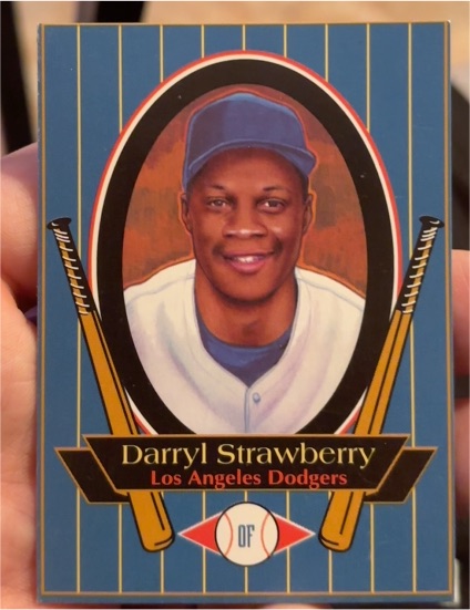 1993 Metz Baking Company #NNO Darryl Strawberry — front