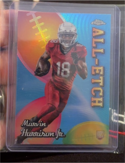 2024 Topps Chrome #CAE-MH Marvin Harrison Jr. All-Etch — front