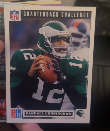 1991 Upper Deck Domino's Pizza Quarterback Challenge #23 Randall Cunningham — front