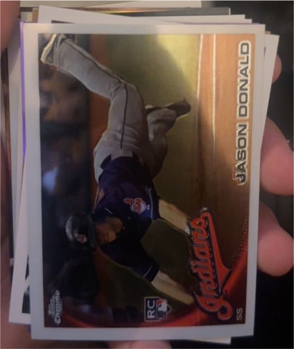 2010 Topps Chrome #Jason Donald Rookie Card — front