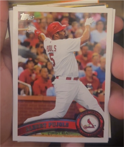 2011 Topps #100 Albert Pujols — front