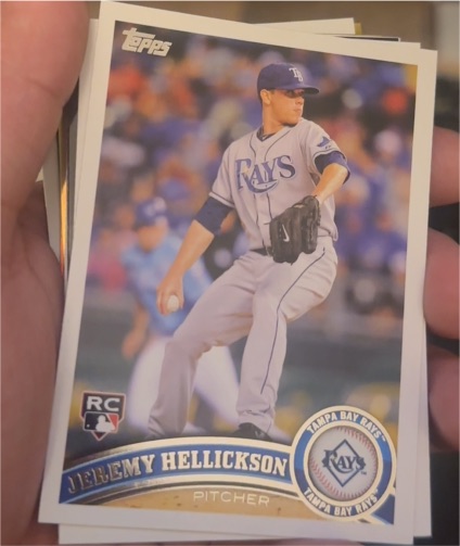 2011 Topps #165 Jeremy Hellickson — front