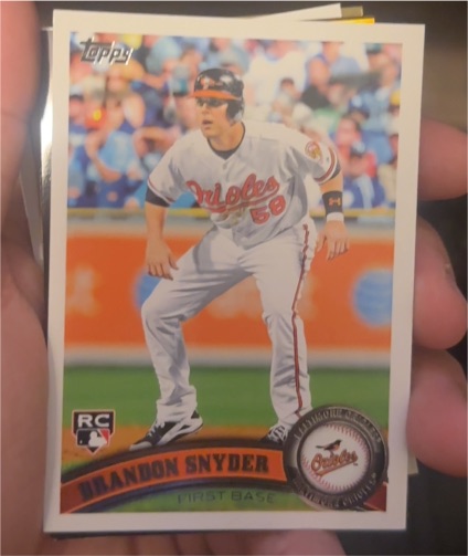 2011 Topps #213 Brandon Snyder — front