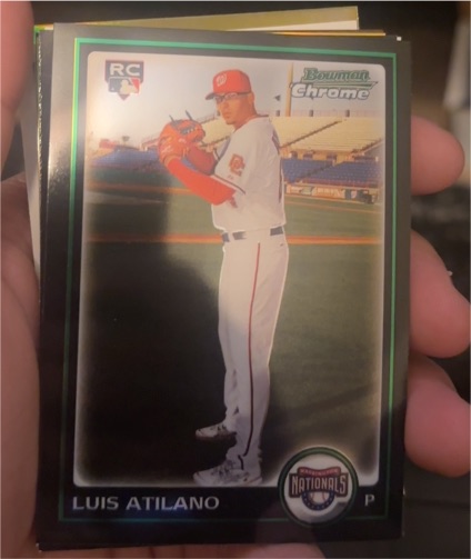 2010 Bowman Chrome #213B Luis Atilano — front