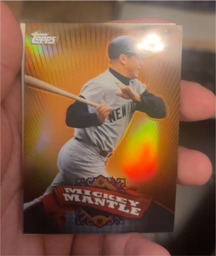 2010 Topps Chrome Target Exclusive Refractors #BC-4 Mickey Mantle — front