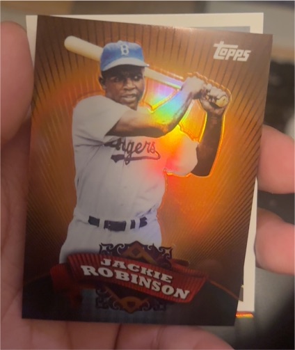 2010 Topps Chrome Target Exclusive Refractor #BC-5 Jackie Robinson — front