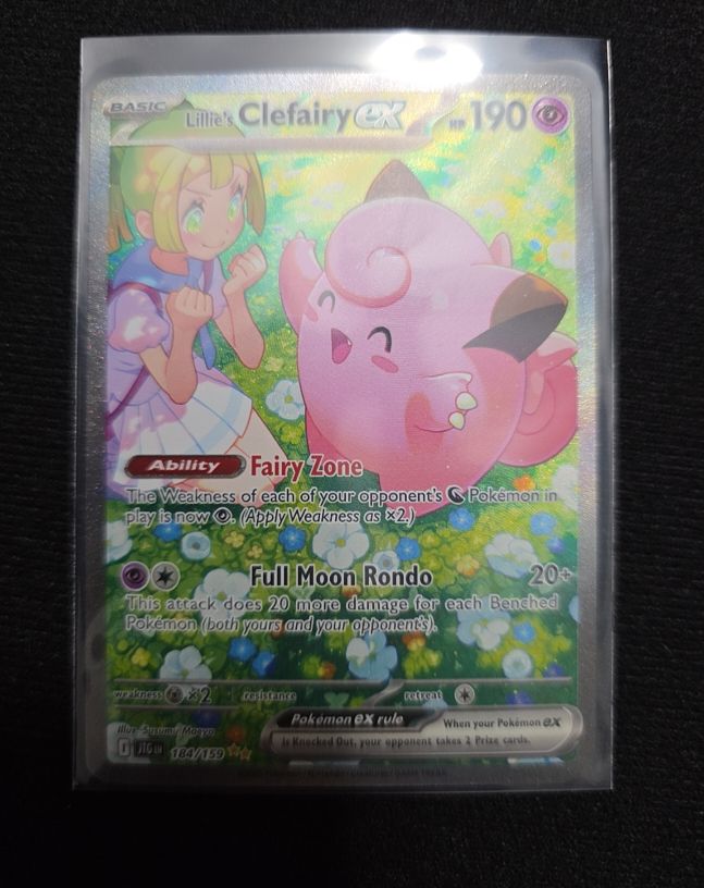 2025 Pokémon Journey Together #184 Lillie's Clefairy ex — front
