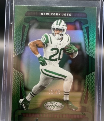 2025 Panini Certified #77 Breece Hall — front