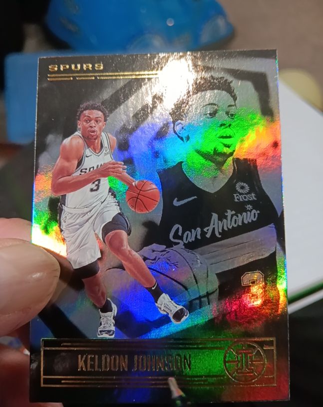 2020-21 Panini Illusions #6 Keldon Johnson — front