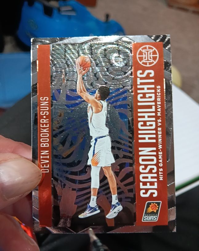 2020-21 Panini Illusions #5 Devin Booker Season Highlights — front