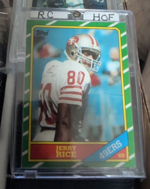 1986 Topps #161 Jerry Rice — front