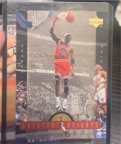 1996-97 Upper Deck Greater Heights #GH1 Michael Jordan — front
