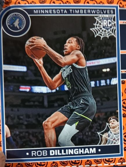 2024-25 Panini NBA Hoops Haunted Hoops #257 Rob Dillingham — front