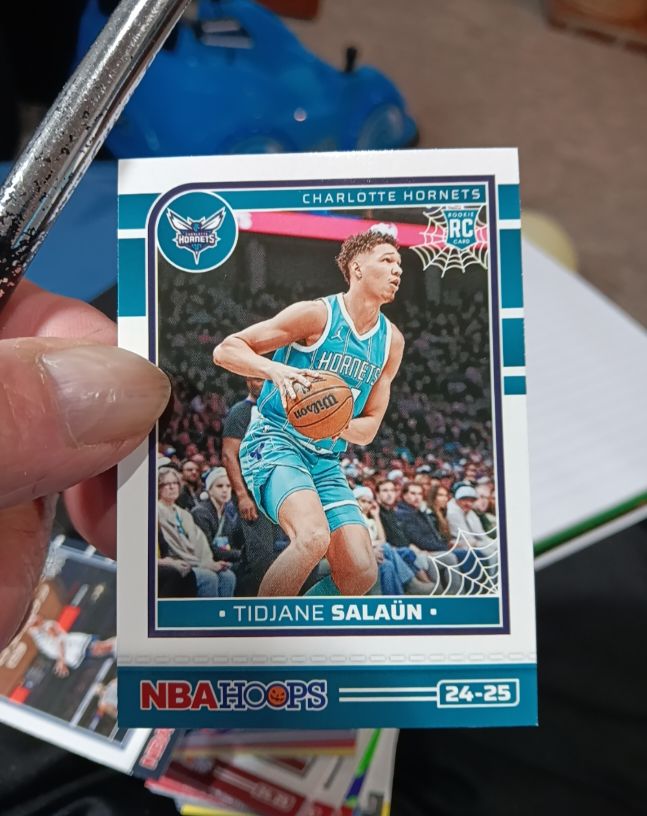2024-25 Panini NBA Hoops #235 Tidjane Salaun — front