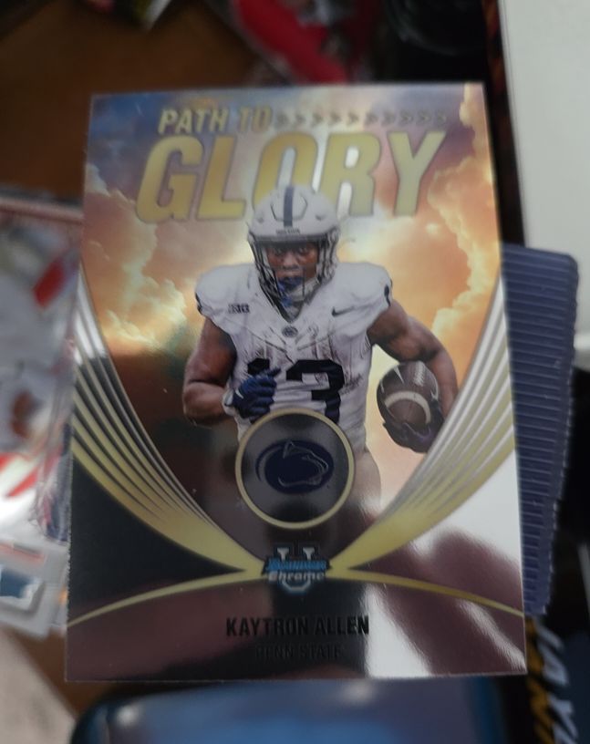 2025 Bowman Chrome University #PG-19 Kaytron Allen Path to Glory — front