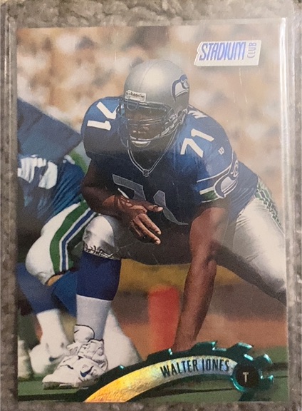 1997 Topps Stadium Club #T Walter Jones — front