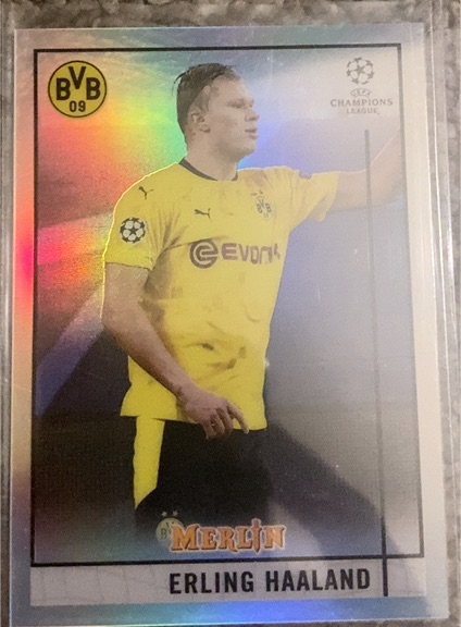 2020-21 Topps Merlin #65 Erling Haaland — front