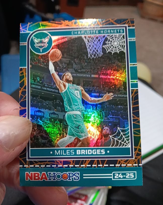 2024-25 Panini Haunted Hoops #24-25 Miles Bridges — front