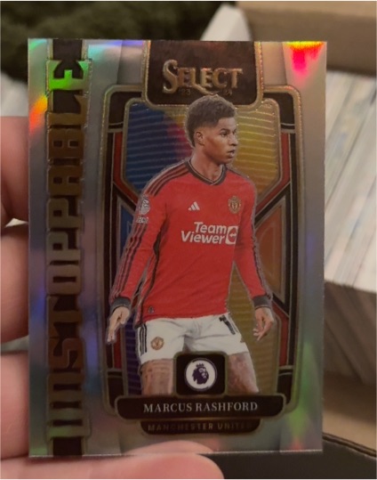 2023-24 Panini Select Premier League #14 Marcus Rashford Unstoppable — front