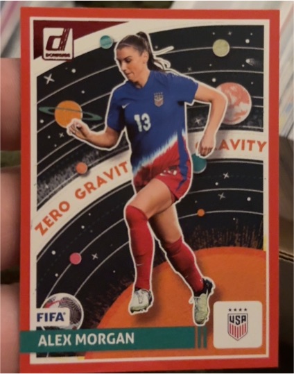 2024-25 Donruss #10 Alex Morgan Zero Gravity — front