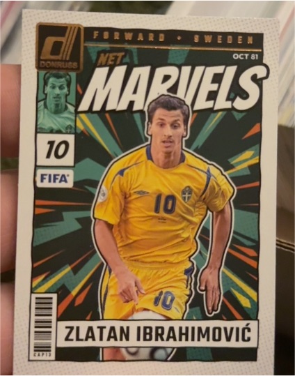 2024-25 Donruss #25 Zlatan Ibrahimovic Net Marvels — front