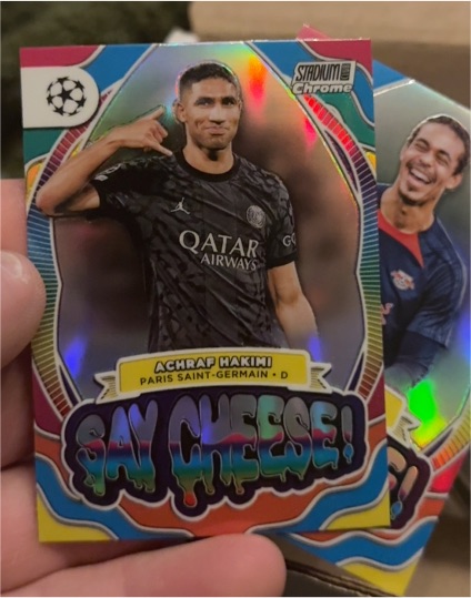 2023-24 Topps Stadium Club Chrome UEFA #SC-AH Achraf Hakimi Say Cheese! — front