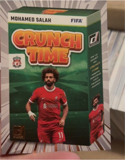 2023-24 Donruss #16 Mohamed Salah Crunch Time — front