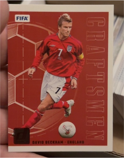 2024-25 Panini Donruss Soccer #25 David Beckham Craftsmen England — front