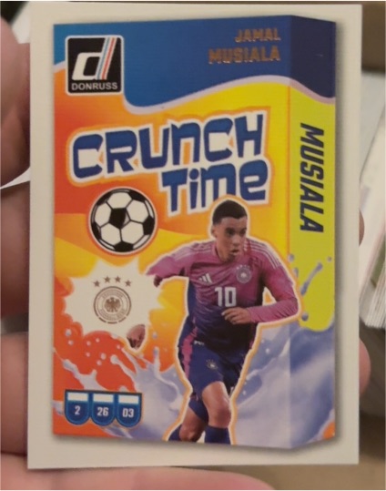 2024-25 Donruss #23 Jamal Musiala Crunch Time — front