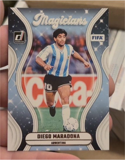 2024-25 Panini Donruss FIFA Magicians #25 Diego Maradona — front