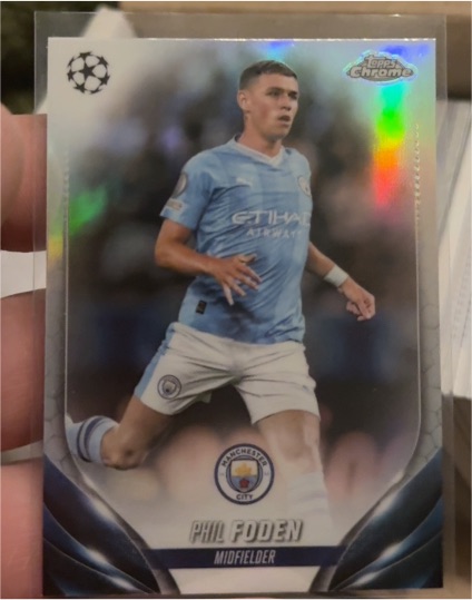 2023-24 Topps Chrome UEFA Club Competitions #84 Phil Foden — front