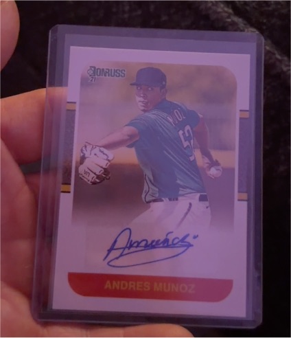 2021 Donruss #21 Andres Munoz — front
