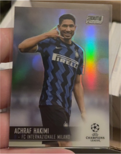 2020-21 Topps Stadium Club Chrome UEFA Champions League #93 Achraf Hakimi — front