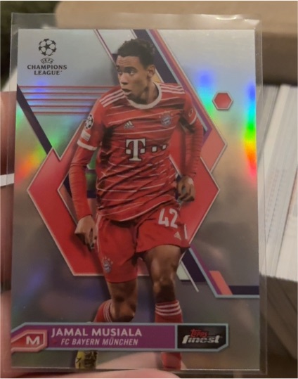 2023 Topps Finest #M Jamal Musiala — front