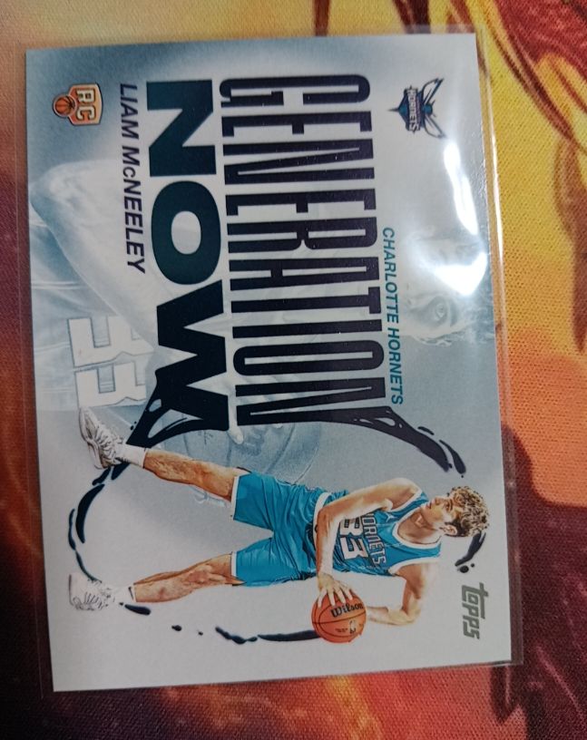 2025-26 Topps #GN-25 Liam McNeeley Generation Now — front