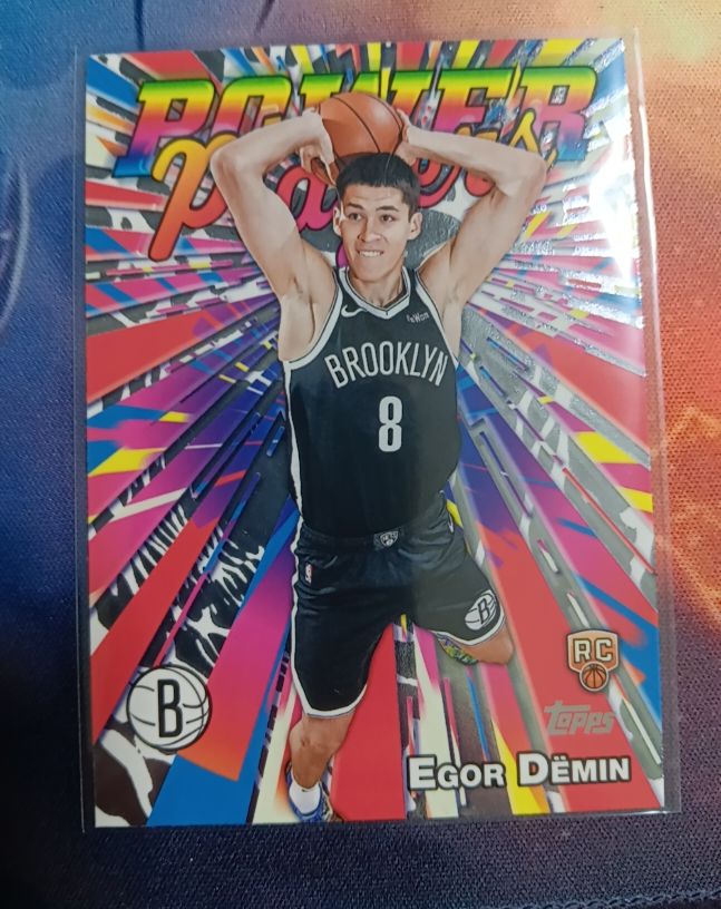 2025-26 Topps Power Players #PP-18 Egor Dëmin — front