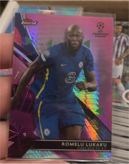 2021-22 Topps Finest UEFA UCL #47 Romelu Lukaku — front