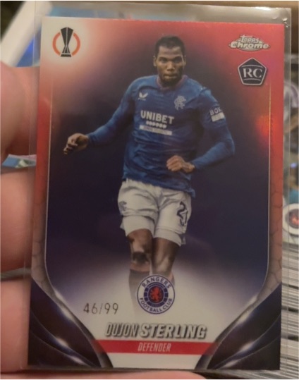 2023-24 Topps Chrome UEFA Club Competitions #95 Dujon Sterling — front