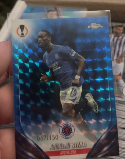 2023-24 Topps Chrome UEFA Club Competitions #79 Abdallah Sima — front