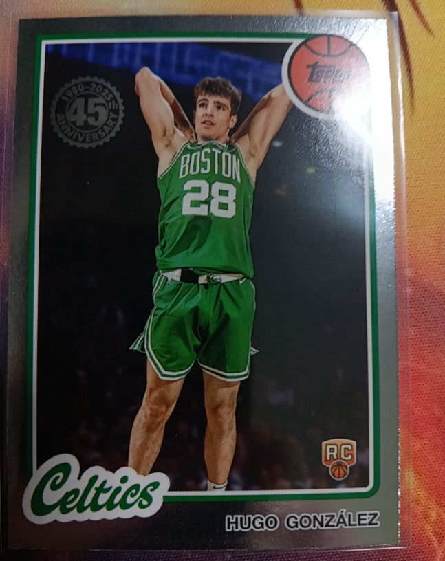 2025-26 Topps #80BK-100 Hugo González — front