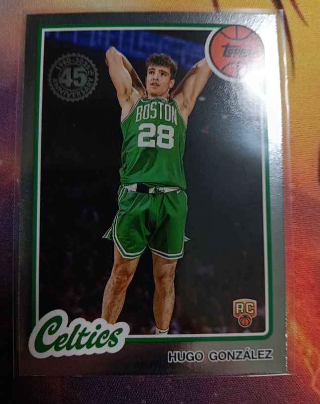 2025-26 Topps Basketball #80BK-100 Hugo Gonzalez — front