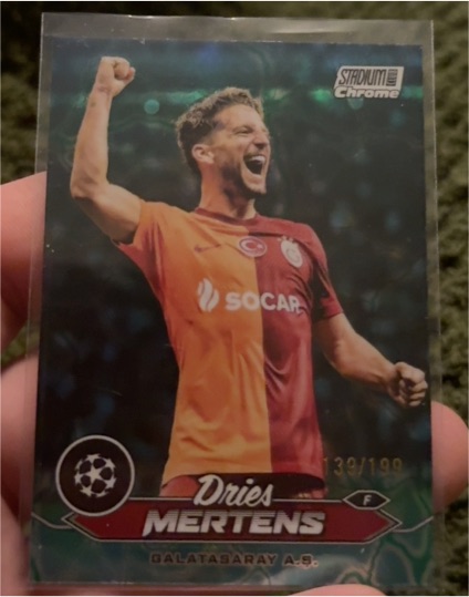 2023-24 Topps Stadium Club Chrome UEFA #97 Dries Mertens — front