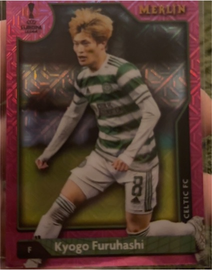 2021-22 Topps Merlin Chrome UEFA Champions League #66 Kyogo Furuhashi — front