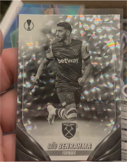 2023-24 Topps Chrome UEFA Club Competitions #103 Saïd Benrahma — front