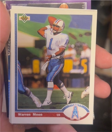 1991 Upper Deck #256 Warren Moon — front