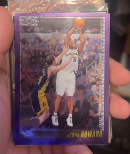 1995-96 Collector's Choice #JC3 Juwan Howard — front