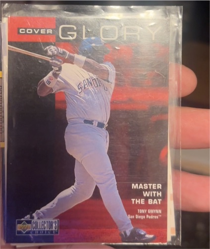 1998 Upper Deck Collector's Choice Cover Glory #6 Tony Gwynn — front