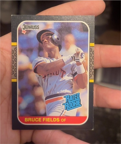 1987 Donruss #47 Bruce Fields — front
